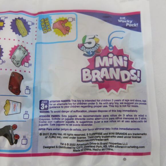 SONIC DRIVE IN WACKY PACK Mini Brands #12 Tots New/Unopened Toys - Picture 5 of 5